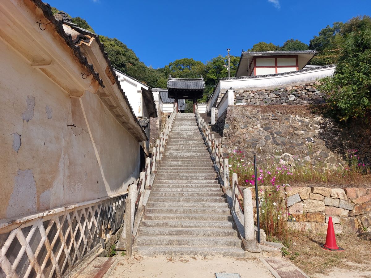 西芳寺階段