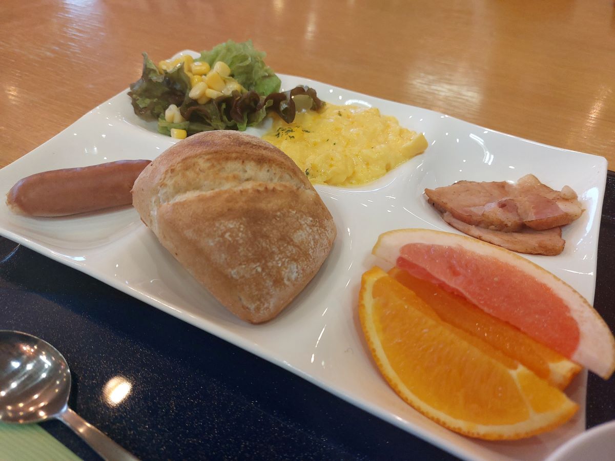 大久野島休暇村の朝食