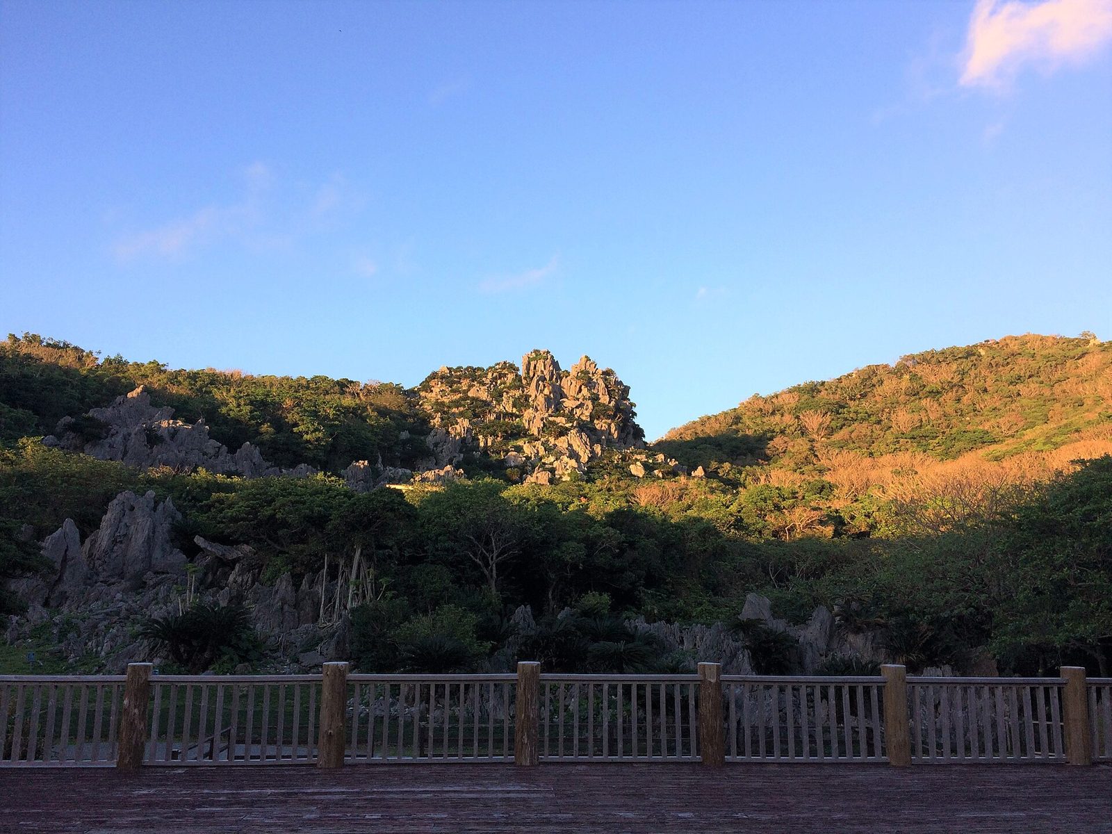 アスムイハイクス(旧・大石林山)の琉球石灰岩の岩山