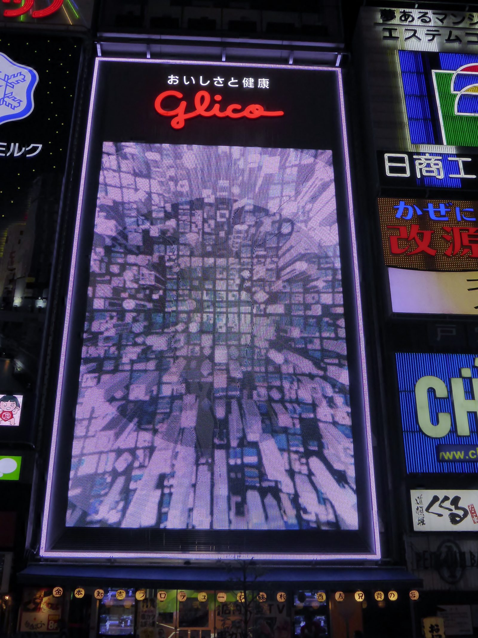 道頓堀のグリコの看板