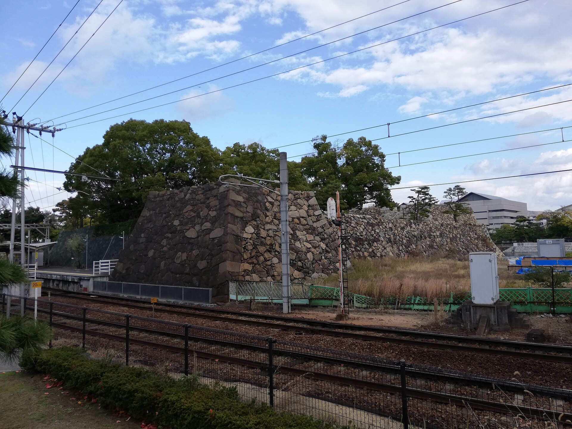 高松城跡の石垣