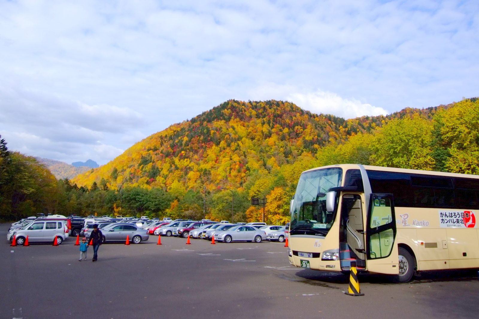 豊平峡ダムの紅葉へ車なしで行く方法｜10月の見頃と秋限定バス